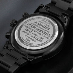 Whoever Wants to Be a Leader (Mark 1043) – Men's Watch