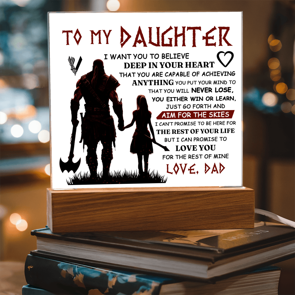 To My Daughter Skies – Acrylic Square