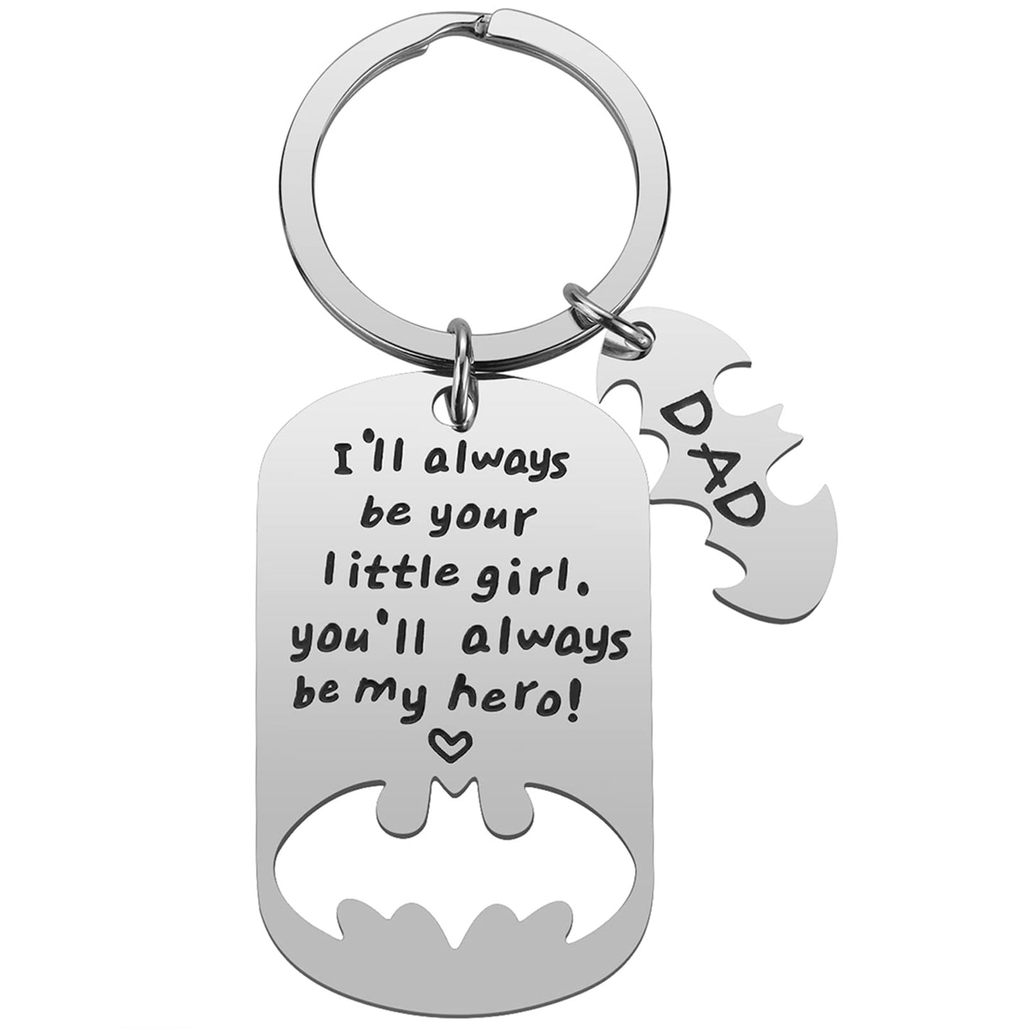 Hero Dad Keychain